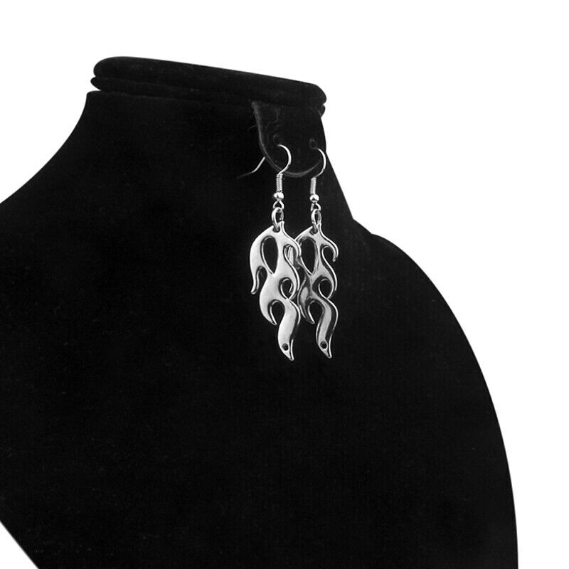 Fashion Punk Hip Hop Flame Dangle Drop Earrings Women Jewelry Accesso N.l8