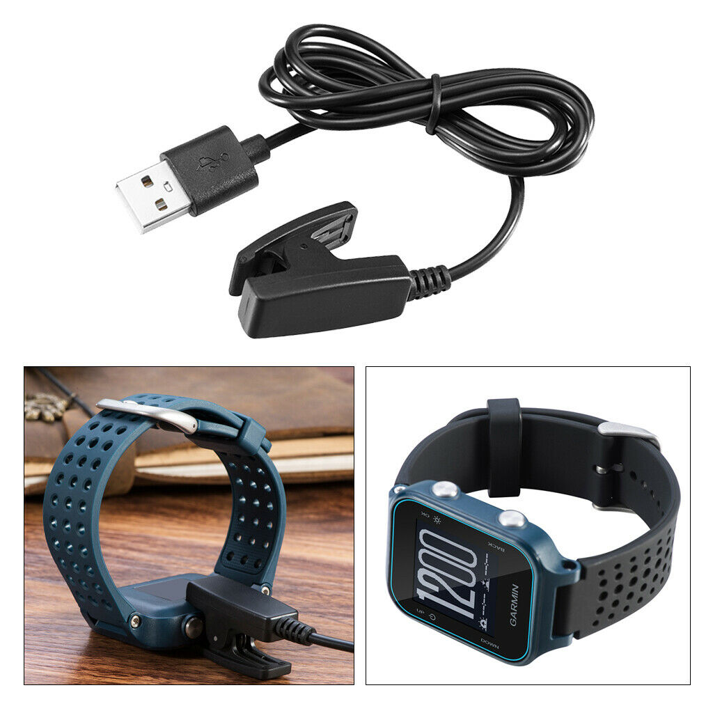 USB Charging Clip Cable 3.3 ft Charger for Garmin Forerunner35 Smart Watch