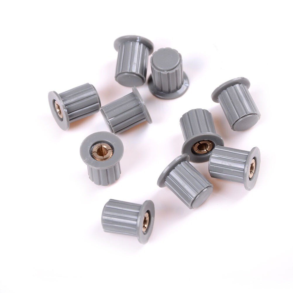 10x Insert Tone Core Brass Control-Knob For 4mm Dia Knurled Potentiometer Sha Lt
