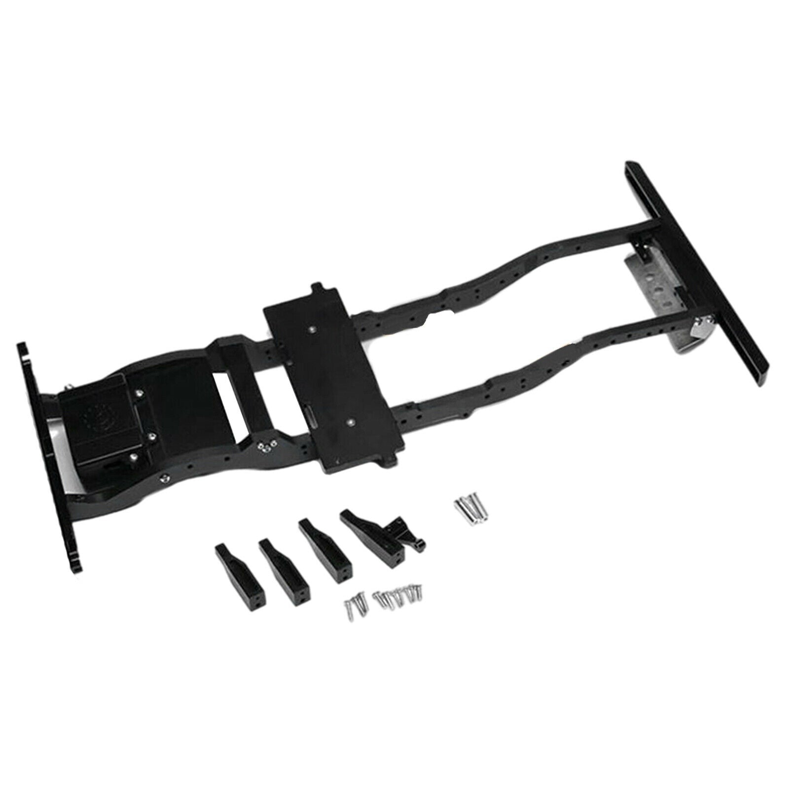 RC Crawler Aluminum Alloy Beam Car Frame for Axial SCX10 D90 1:10 Scale Vehicles