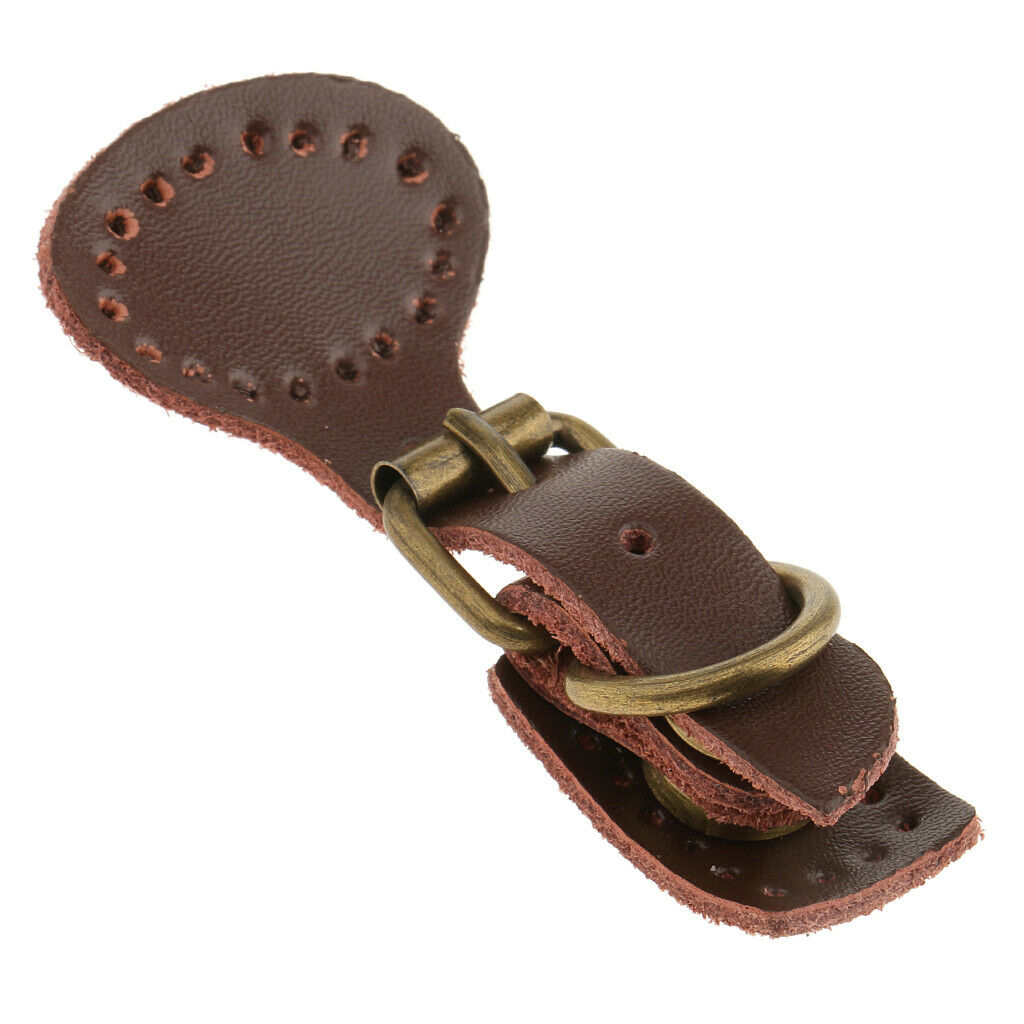 Sew on Leather Magnetic Snap Buckles Bag Fasteners Bag Accessories Coffee