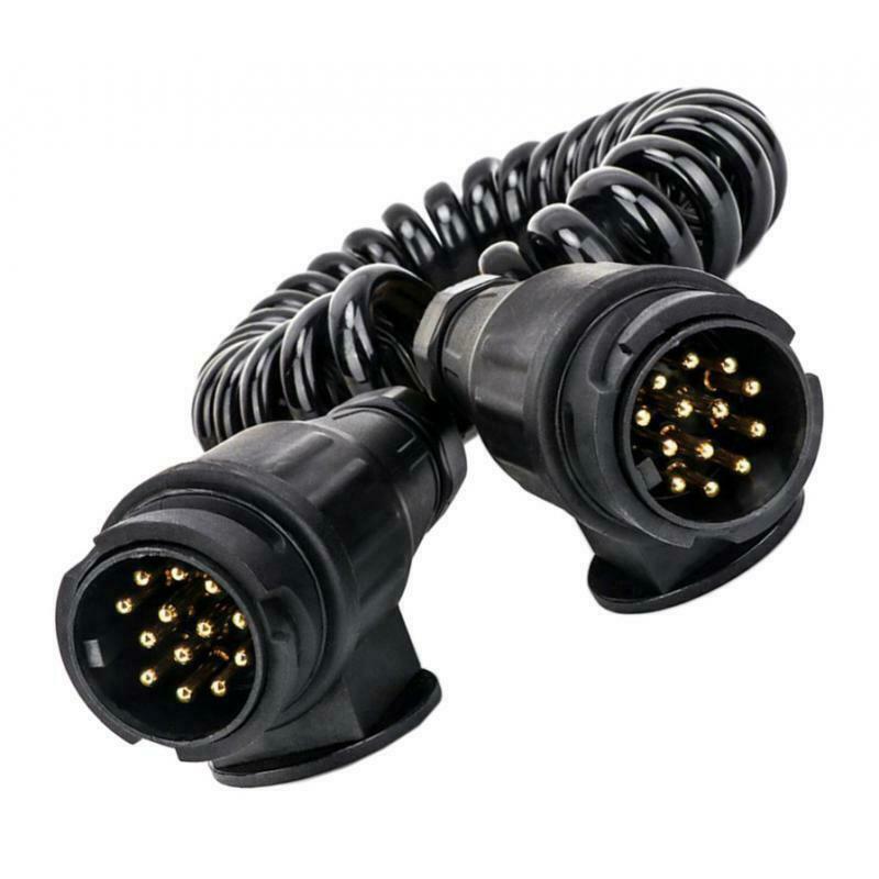 13 Pin Trailer Plug Wiring Spring Cable Connector Adapter Trailer Caravan