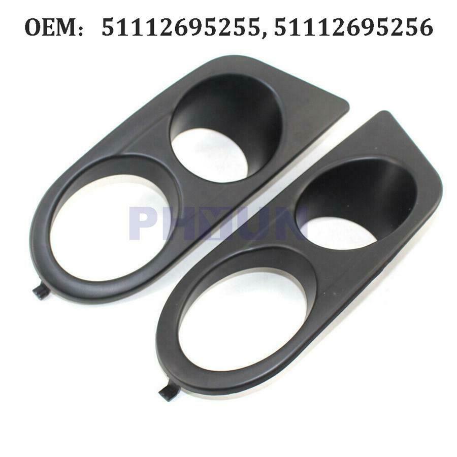 ABS Plastic Fog Light Cover Front Bumper Right & Left For BMW 1999-2006 M3 E46