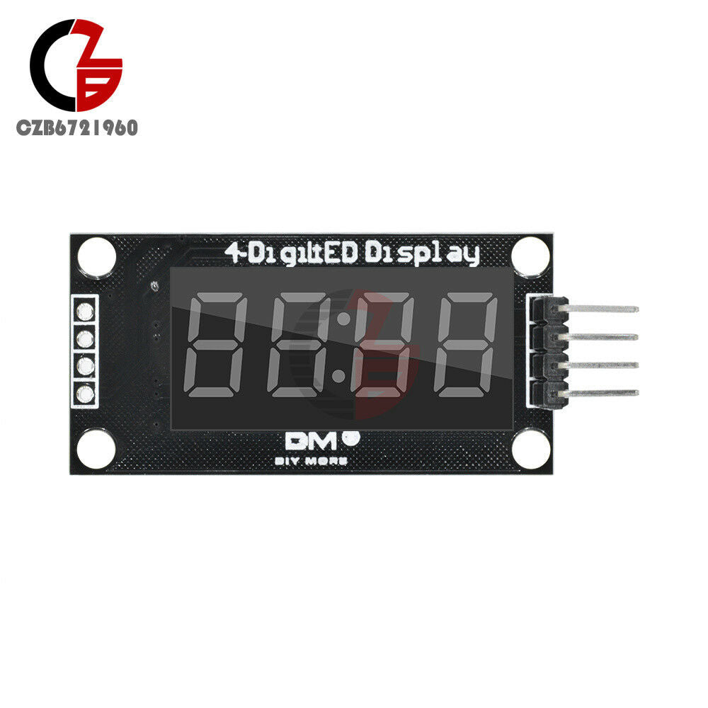 0.36" Inch TM1637 4-Digit LED Display Clock Tube Display Blue for Arduino