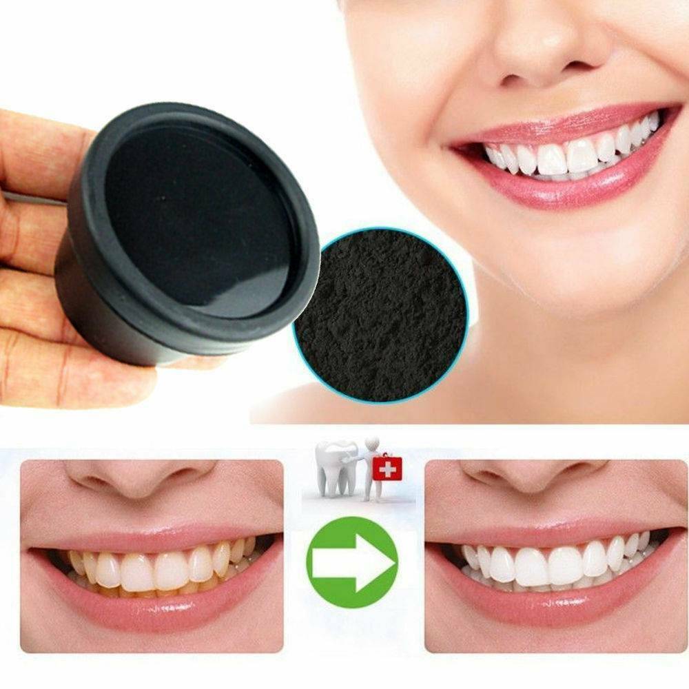 Activated Charcoal Powder Natural Organic Black Teeth Whitening Toothpaste NEW !