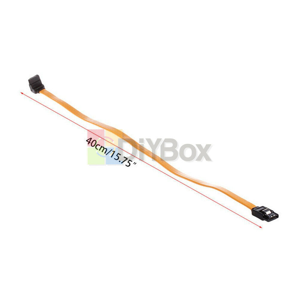 Serial SATA ATA RAID HDD DATA Hard Drive Signal Cable Straight-Right Angle 2PCS