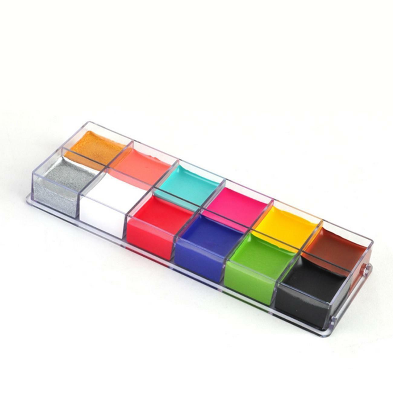 12in1 Flash Color Palette Paint Cosmetic Case Beauty Makeup For Cheeks Eyes Lips