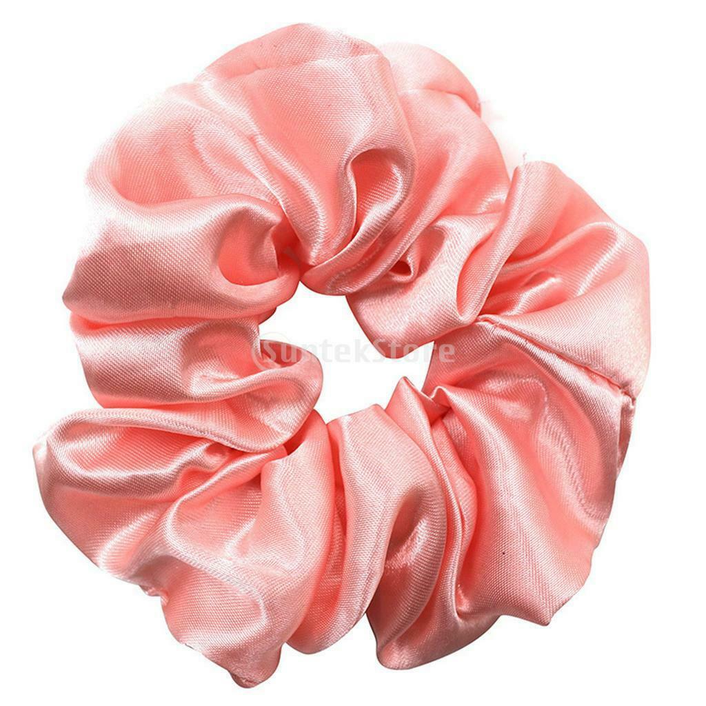 30 Piece Elastic Hair Ties Silk  , Ladies Girls Colorful Hair Elastics Hair