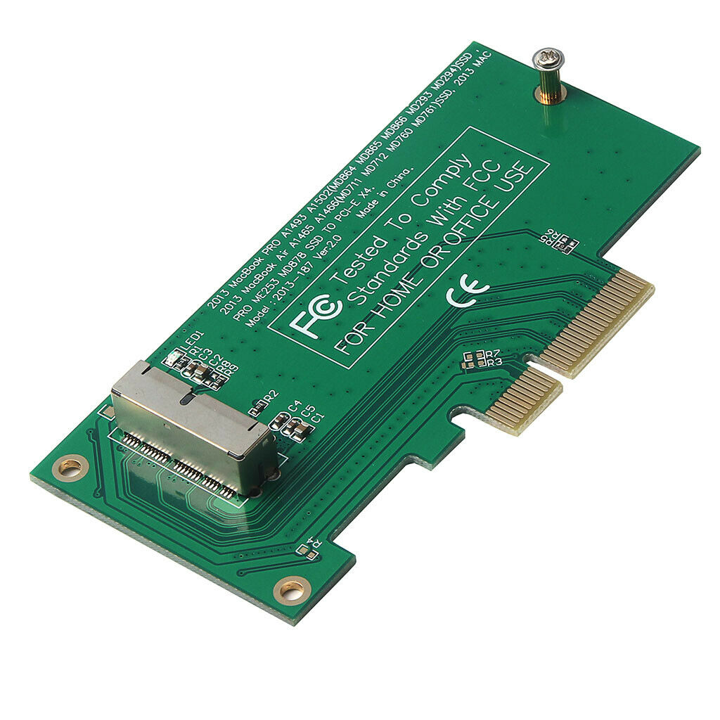 Adapter Card to PCI-E 4X for 2013/14/15/16/17 MacBook Air pro 12+16 pin SSD
