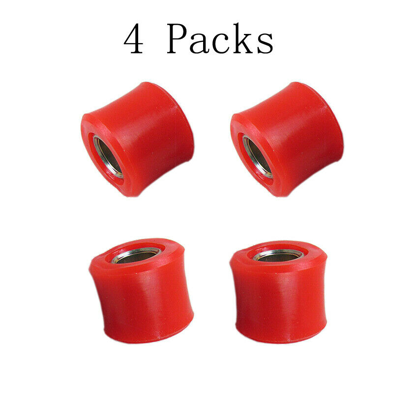 4X Motorcycle Bike Rear 12MM shock absorber Bush High Quality Red Rubber Ring