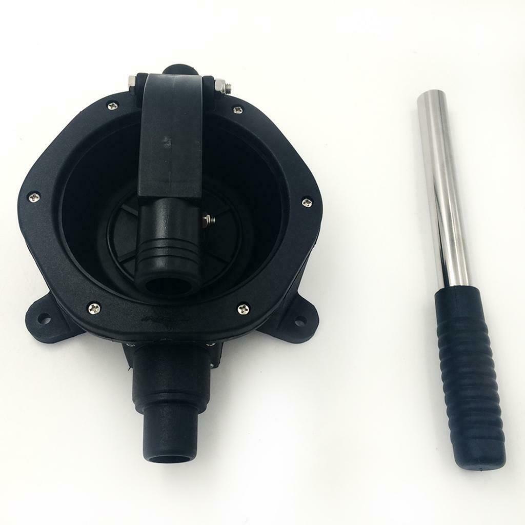Manual Diaphragm Hand Bilge Waste Water Transfer Pump 15 GPM for Kayaks, Canoes
