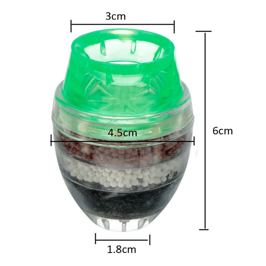 3Pcs Mini Bathroom Household Faucet Tap Head Water Filter Water Purifier