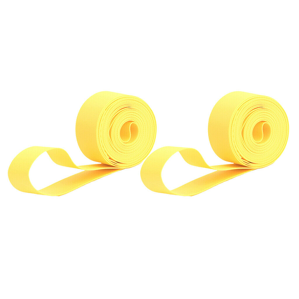 2Pcs Bicycle Tire Rim Liner Anti Puncture Tape Mountain Bike Inner Tube Pad 26''