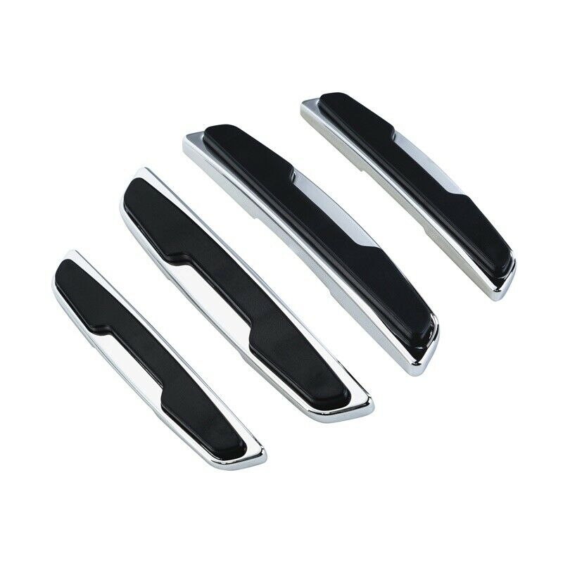 4 Pcs Car Door Edge Guards Anti-rub Trim Molding Strip Scratch Protector Black