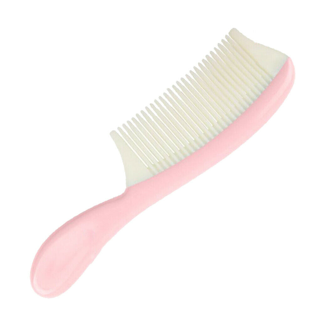 Plastic Detachable Fine Tooth Detangling Hair Comb No Static Comb Pink
