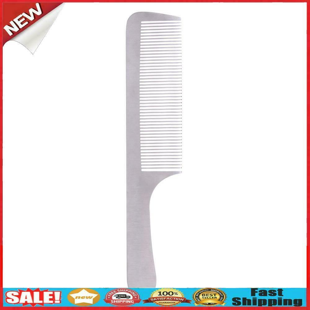 Anti-static Stainless Steel Comb Professional Salon Hair Styling Cut Barber T  @