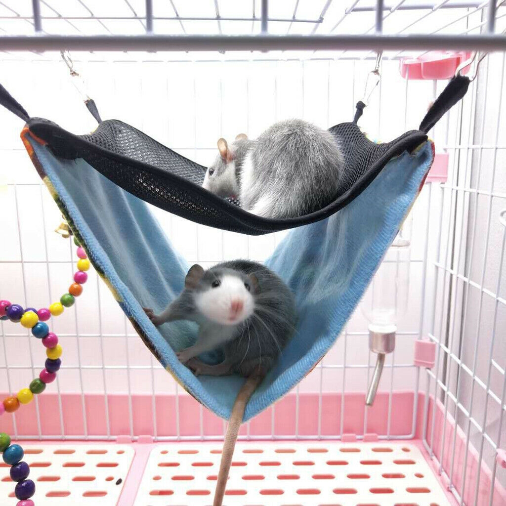 Hamster Hammock Small Animal Play Sleep Hamster Bed Nest Owl Print