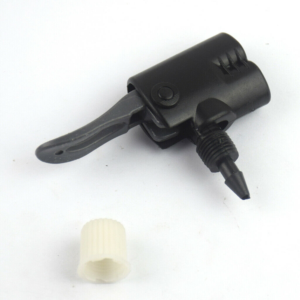 Pump Dual Head Schrader Adaptor Converter  Foot Pump Inflator Nozzle Part