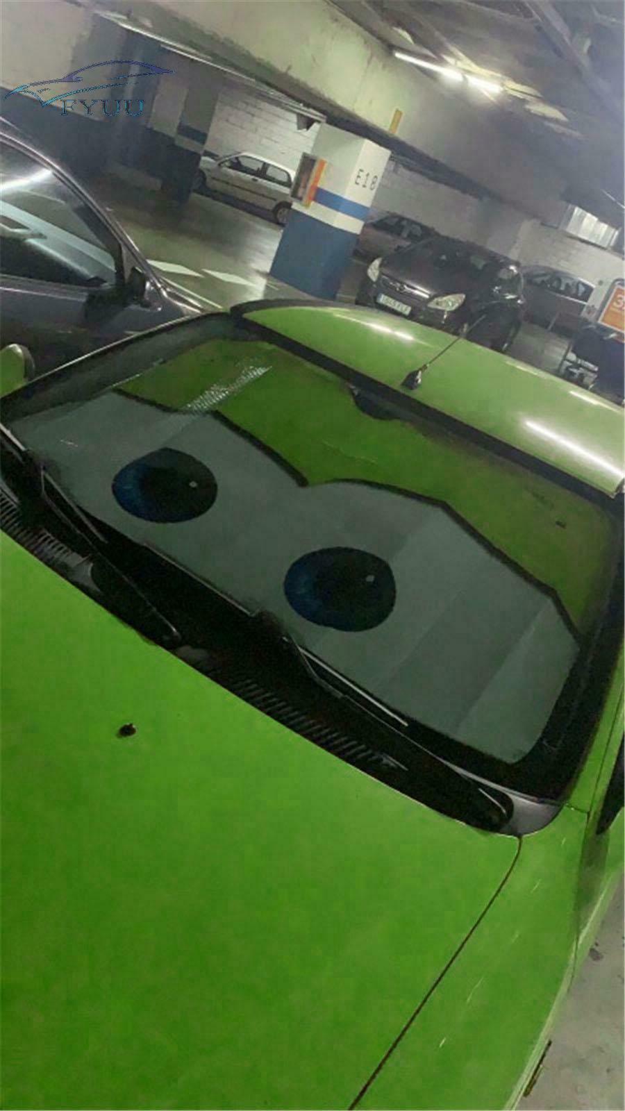 Sun Visor Cartoon Foils Eye Pixar Heated Windshield Sunshade Windscreen Cover