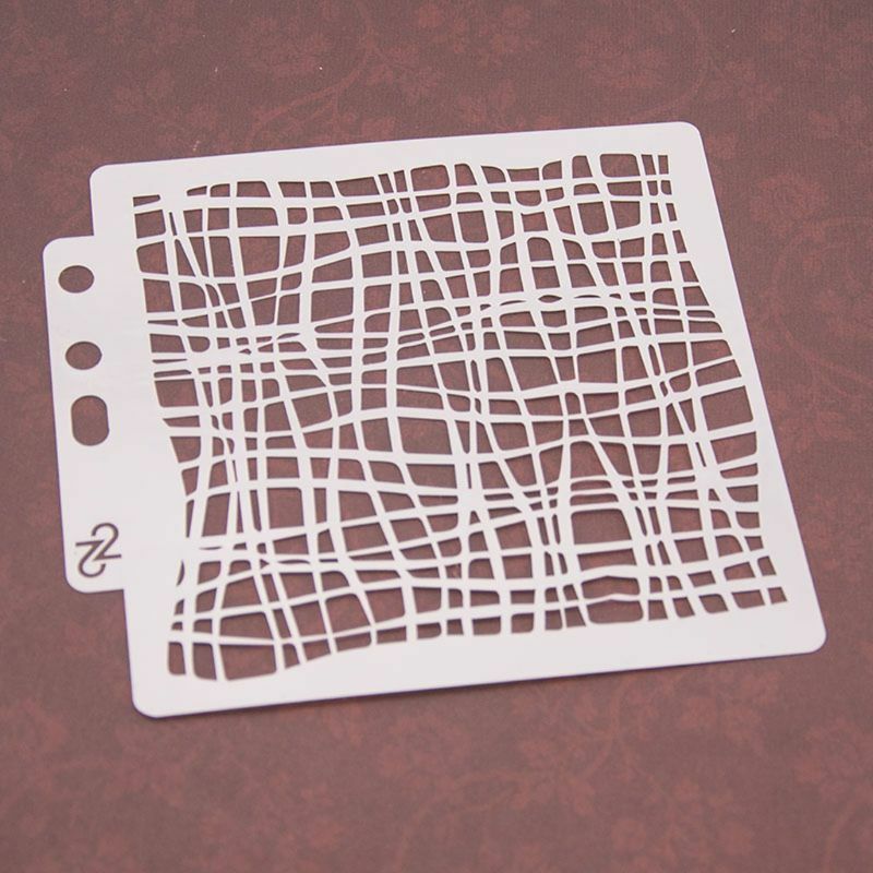 Net Design Stencils Template Painting DIY Scrapbook Album Embossing Card Craft