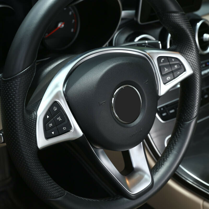 Car Abs Chrome Stee Wheel Decoration e Trim For Mercedes Benz C Glc E Class W2F5