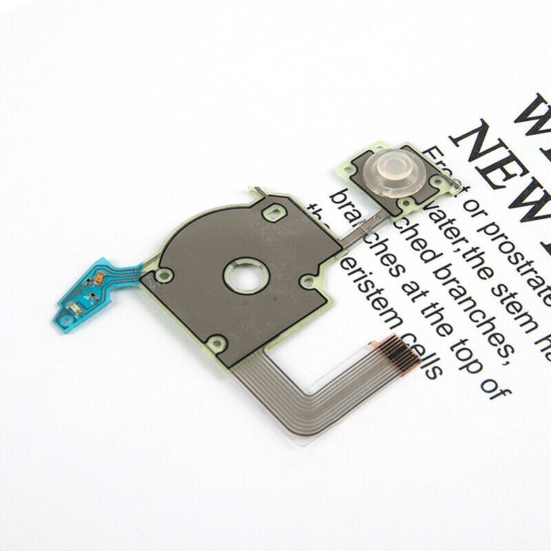 1Pc D-Pad Left Ribbon Keyboard Button Flex Cable Set with rubber for PSP3000 FG