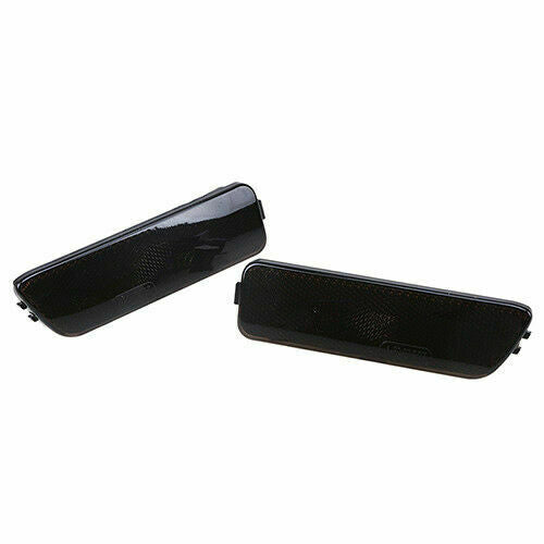 2PCS Black Bumper Side Marker Light Lamp For VW Volkswagen Golf Jetta MK4 99-05