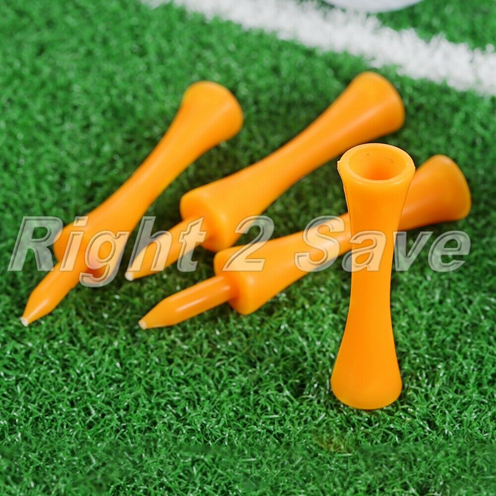 100Pcs/bag Plastic Step Down Golf Tees 70mm Height Control Practice Training