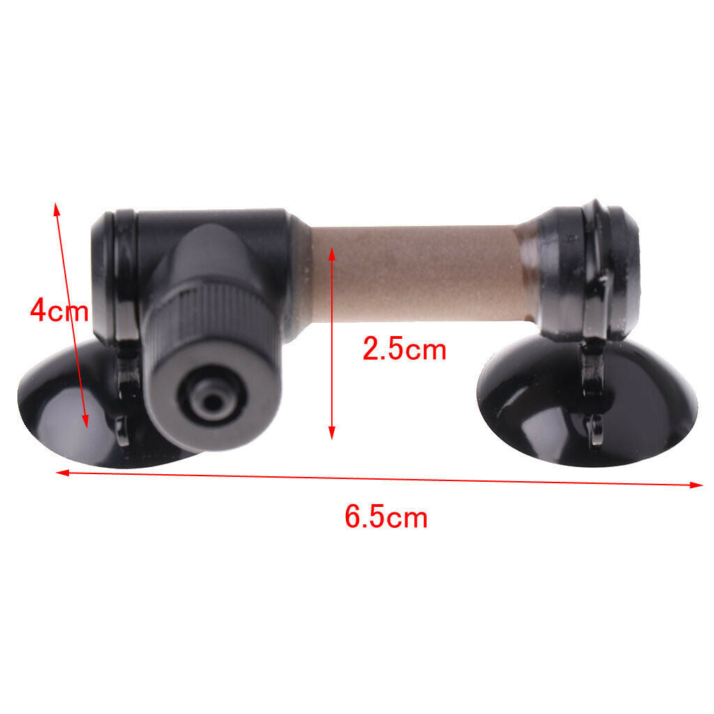 2pc Co2 Diffuser For Water Plants with Dual Suction Cup S Super Diffuse