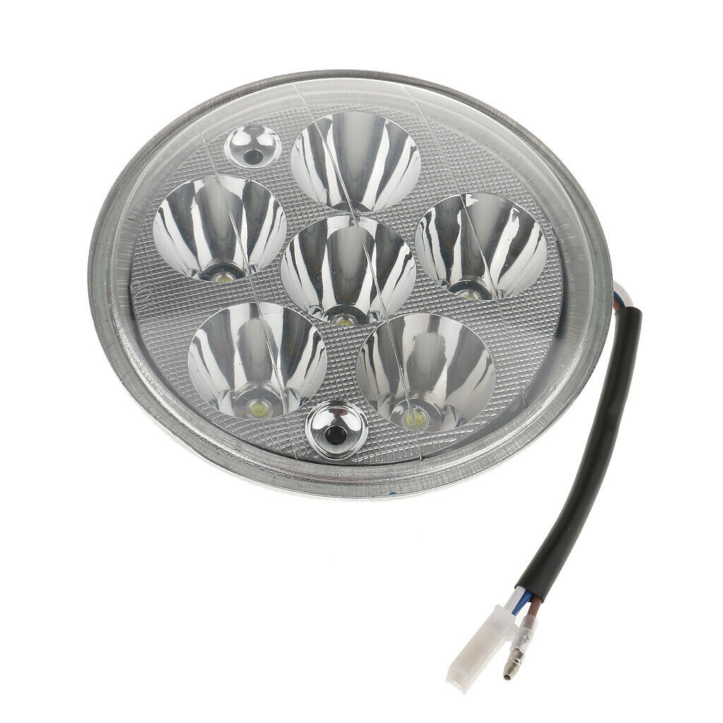 Motorcycle 5.5" 30W 6 LED Headlight Scooter High Low