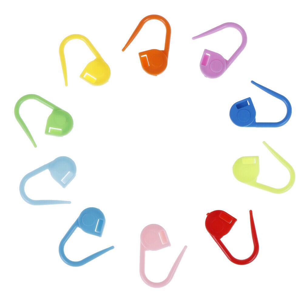 120pcs/set 10Colors Knitting Accessories Crochet Locking Stitch Markers T.l8