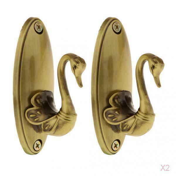 2 Pcs Decorative Curtain Drapery Holdbacks, Window Curtain Holdbacks, Marbled