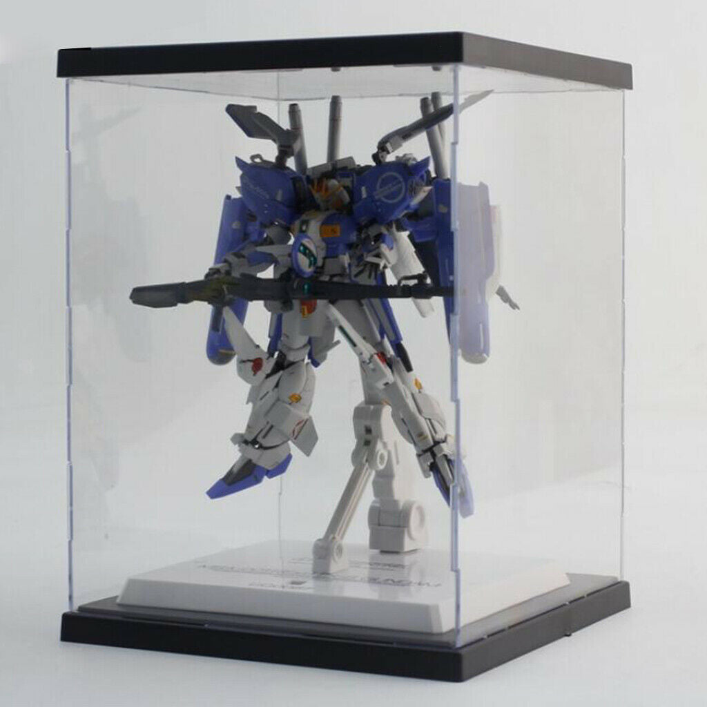 Acrylic Display Box Case Figures Perspex Dustproof Protection Self-Assembly