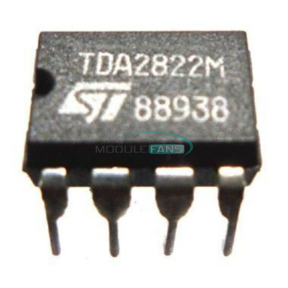 50PCS IC TDA2822M SCS2822 12V DIP-8 TDA2822 VOLTAGE POWER AMPLIFIER