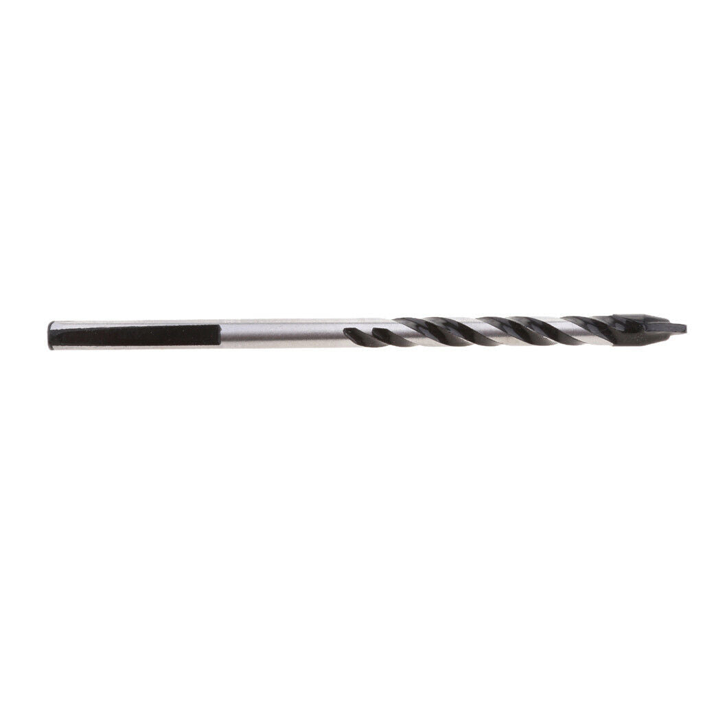 10 Pieces Cemented Carbide Drill Bits Metal Twist Drill Set Wood Tools 6mm