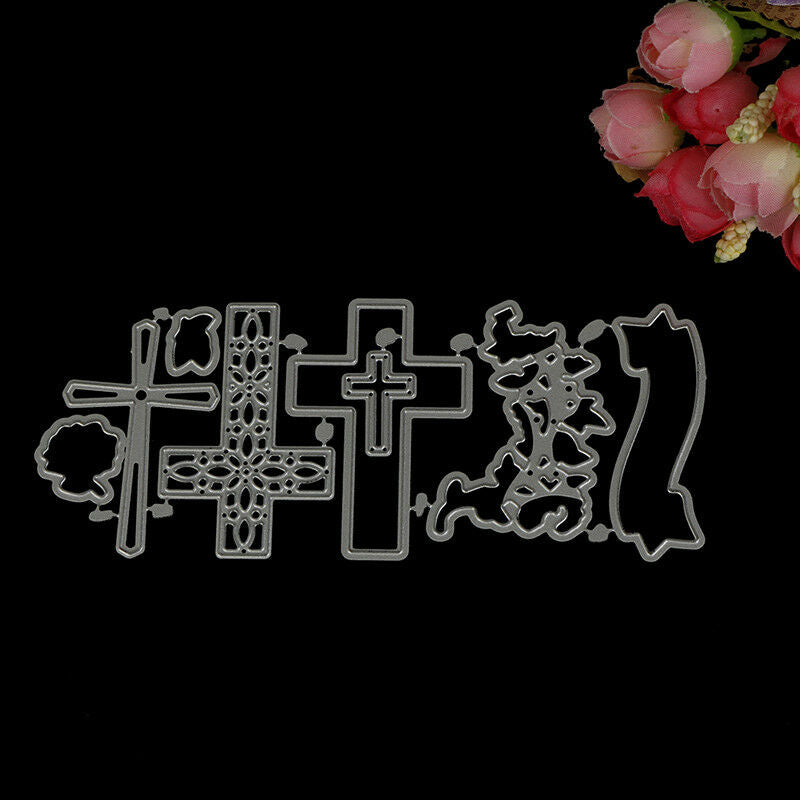 Cross Metal Cutting Dies Stencil For Diy Scrapbook Album Paper Card .l8