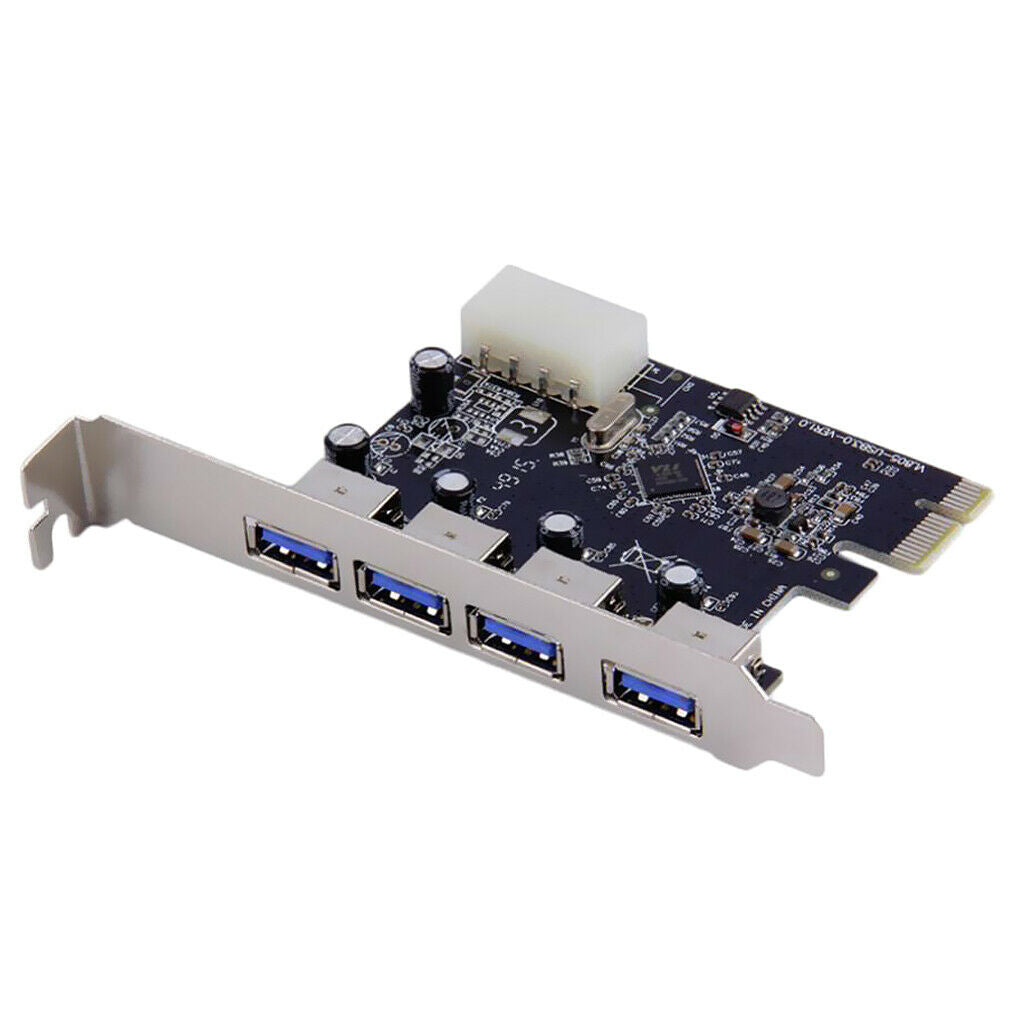 USB PCIe Card, 4-Port USB 3.0 to PCI Express Card Expansion card, PCI-E to USB