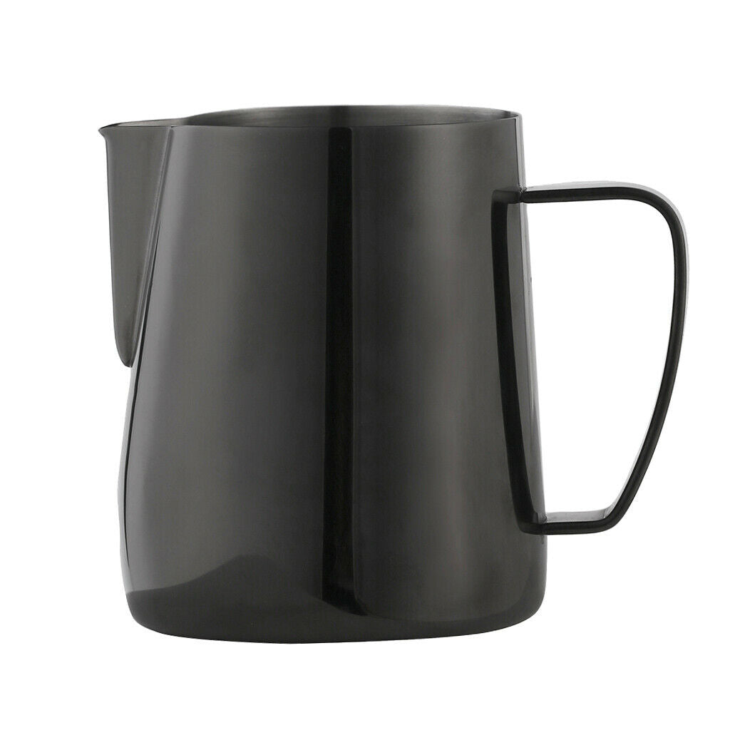 Set of 2 Milk Frothing Pitcher, Stainless Steel Frothing Cup - Perfect for Home
