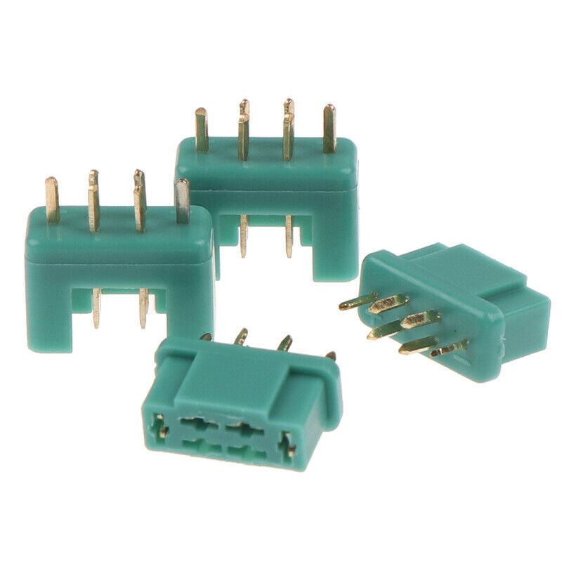 5 Pairs MPX Connector's Plug RC Connector Green 6 Angle Plug Charger Pl.l8