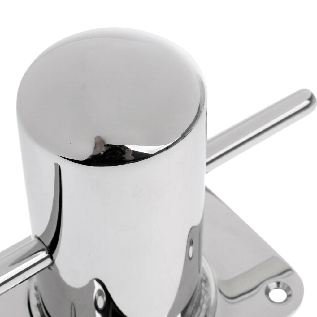 Marine / boat single cross bollard Bitt stainless steel 4.5 "114 mm