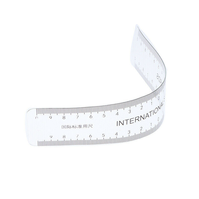 1PC Makeup Ruler Measure Tools Eyebrow Stencil Template Grooming Brow ShapinBDA