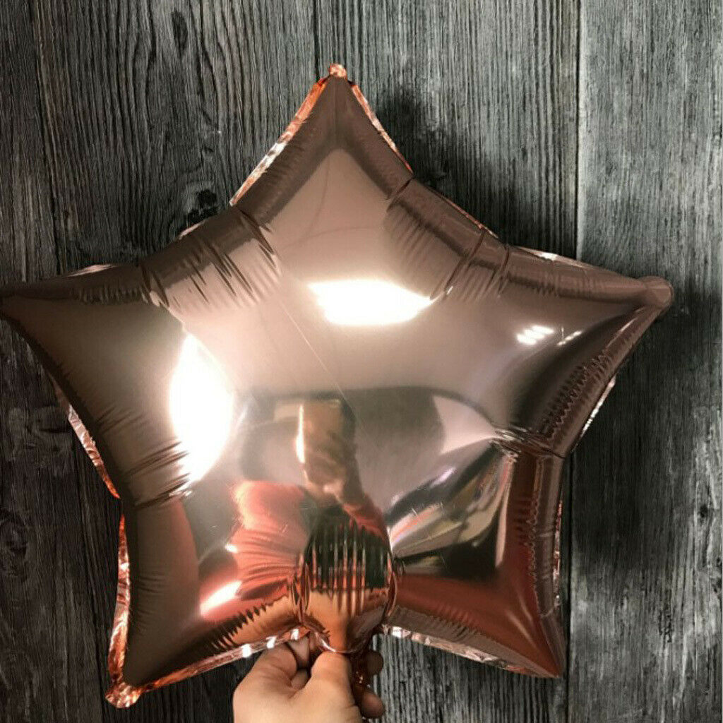 15pcs Love Heart Star Foil Balloons with Hanging Spiral Wedding Decor
