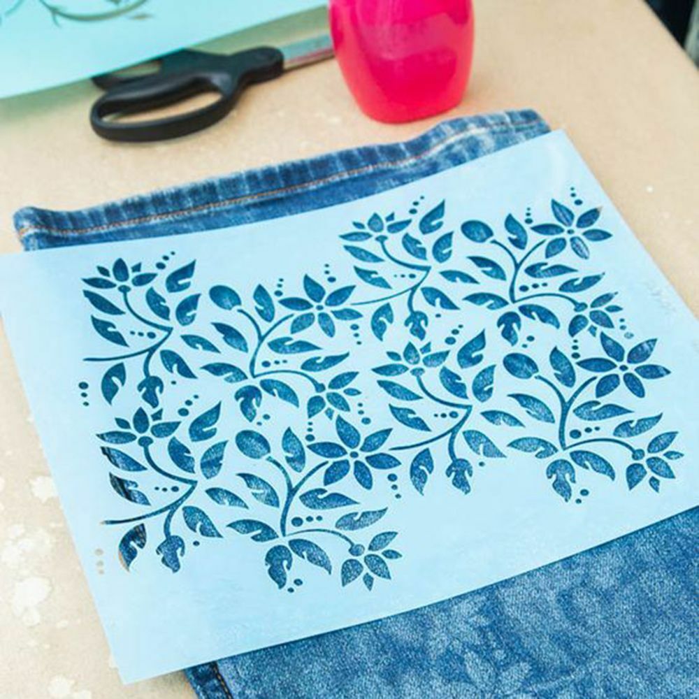 13pcs Embossing Template Scrapbooking Walls Painting Layering Stencils DIY Tool.