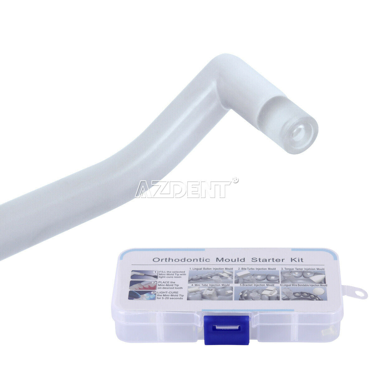 5 Packs Orthodontic Dental Mini Accessories Injection Mould Starter 6Type Mould