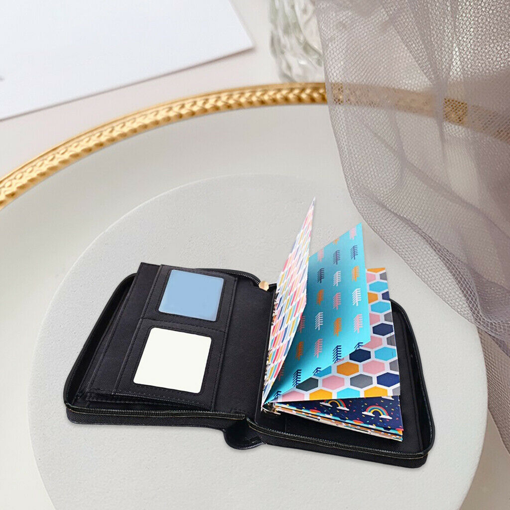 Leather Cash Budget Envelope Wallet with 12 Budget Envelopes Budget Sheets