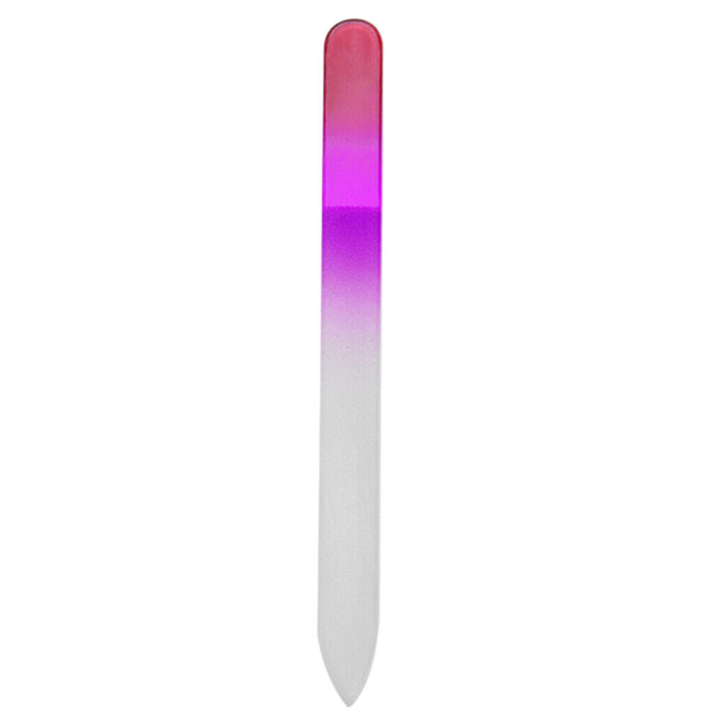 Washable  Glass Nail Files Precision UV Gel Nails Buffer Buffing Tools