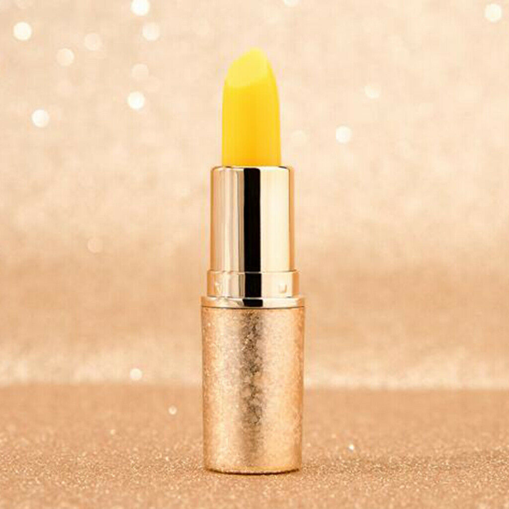 Golden Bottle Temperature Color Changing Lipstick Waterproof Lip Stick