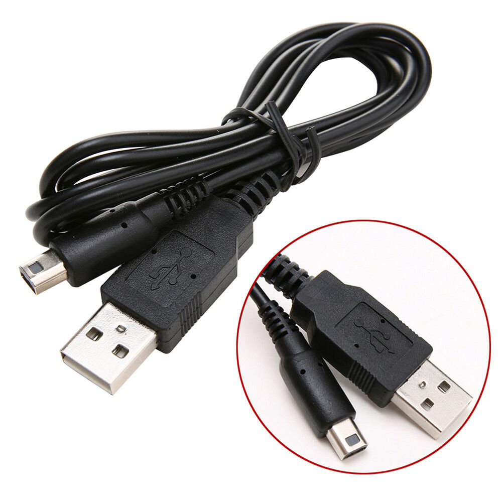 1.2M USB Charger Cable for Nintendo 2DS NDSI 3DS 3DSXL 3DS NEW 3DSXL XL Cables