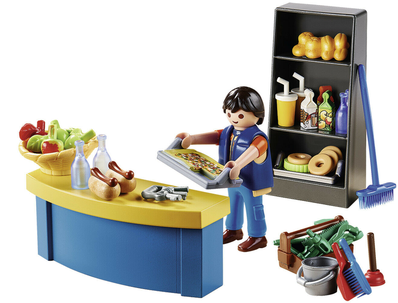 9457 Playmobil School Janitor with Tool Box City Life Suitable for ages 5 years