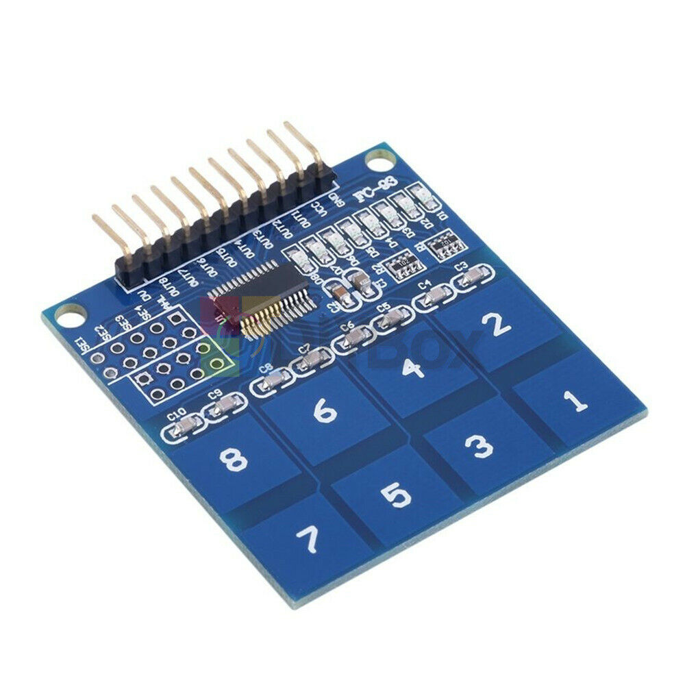 2x TTP226 8Channel Digital Capacitive Switch Touch Sensor IC Module for  arduino